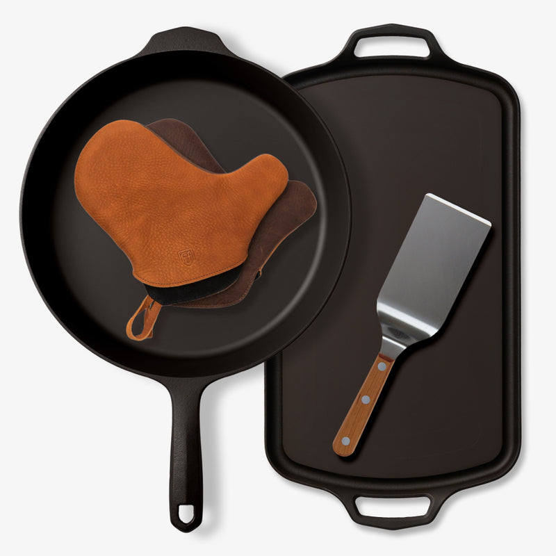 The Ultimate Cast Iron Grilling Set