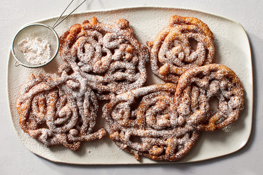 Apple Cider Funnel Cakes