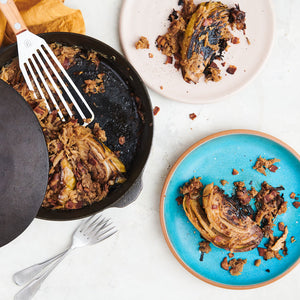 Cast Iron Braised Cabbage