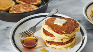 Cast Iron Buttermilk Pancakes