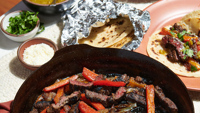 Griddled Steak Fajitas