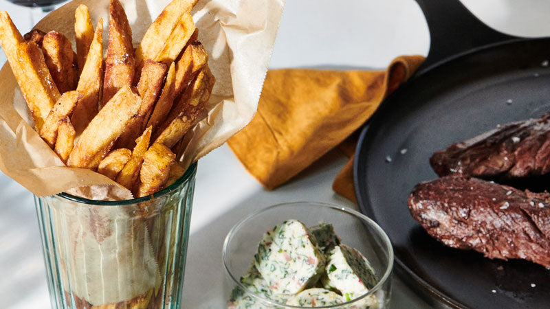 Cast Iron Steak Frites