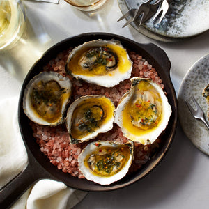 Skillet-Roasted Oysters with Hot Brown Butter