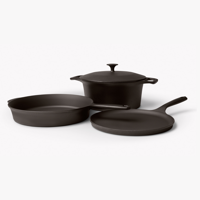 Four-Piece Cast Iron Cookware Set