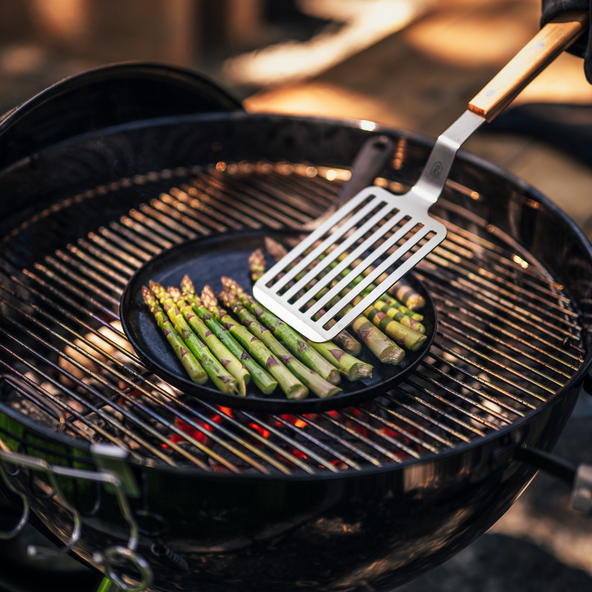 20-inch Grilling Turner with Cherry Wood Handle